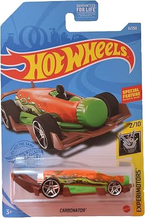 Amazon.com: Hot Wheels Carbonator, [Orange/Green] 6/250